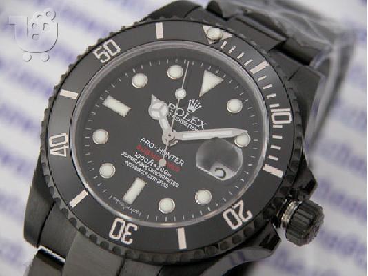 ROLEX submariner black steel 40mm